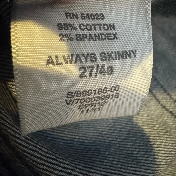 Gap Always Skinny size 27 - Picture 4 of 4